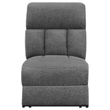 Bahrain 5-piece Power Home Theater Seating Charcoal