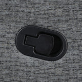 Bahrain Upholstered Glider Recliner Charcoal