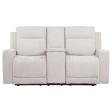 Kennett Chenille Upholstered Power Reclining Loveseat