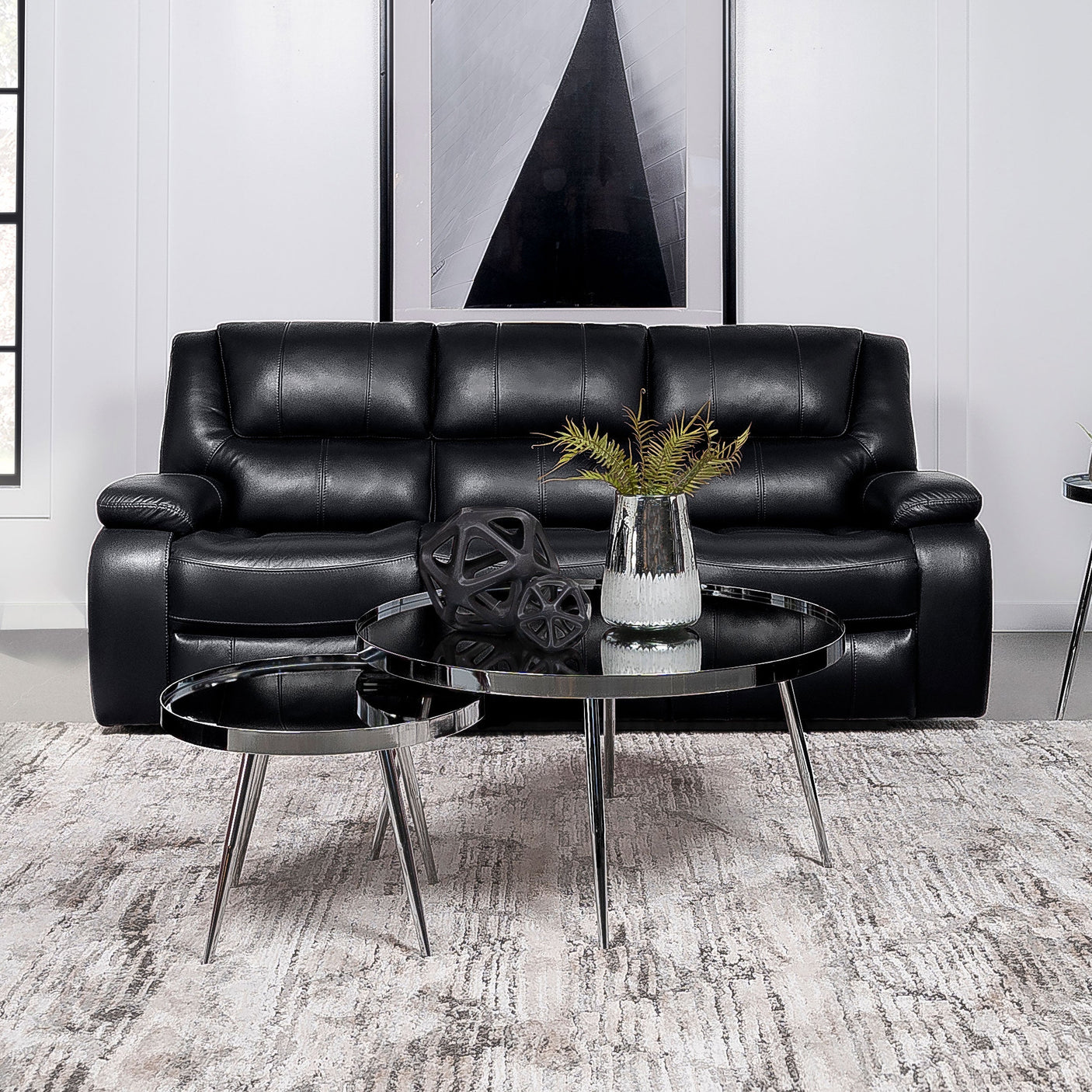 Camila Upholstered Motion Reclining Sofa
