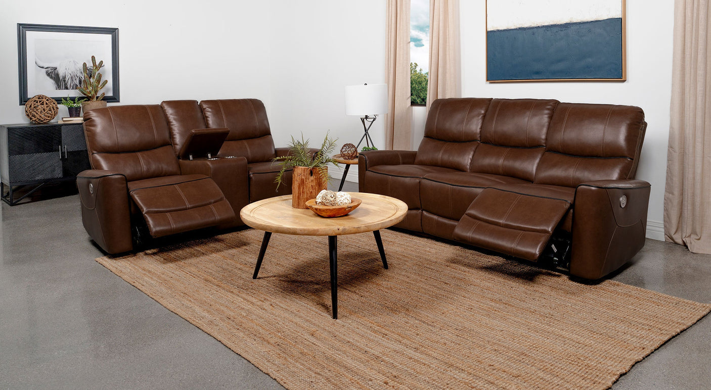 Greenfield Power Reclining Sofa Set
