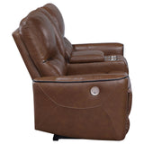 Greenfield Upholstered Power Reclining Loveseat