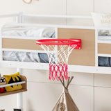 Sports Loft Bunk Bed - White