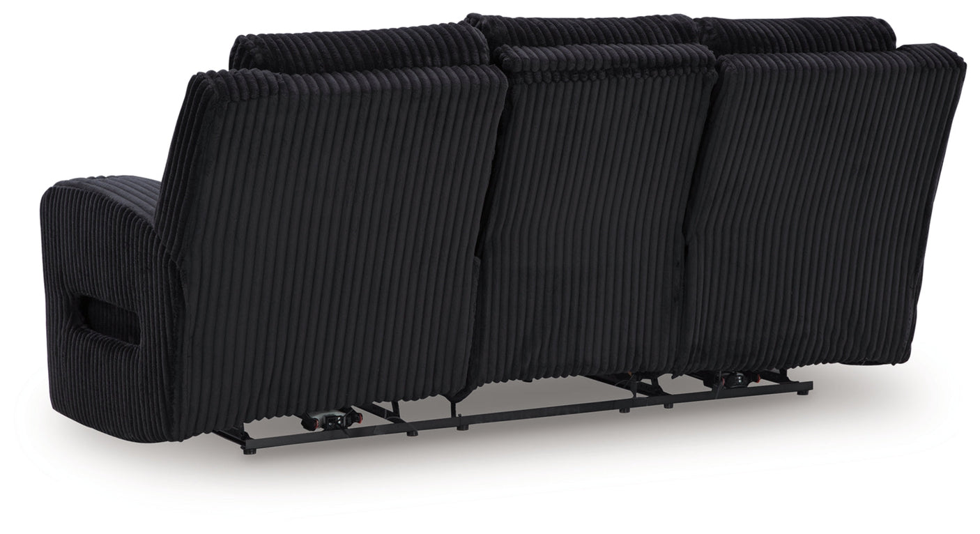 TwinBrooke Power Reclining Sofa with Adjustable Headrest