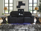 TwinBrooke Power Reclining Sofa with Adjustable Headrest