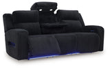 TwinBrooke Power Reclining Sofa with Adjustable Headrest