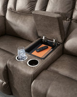 Knoxlee DBL Reclining Loveseat w/Console
