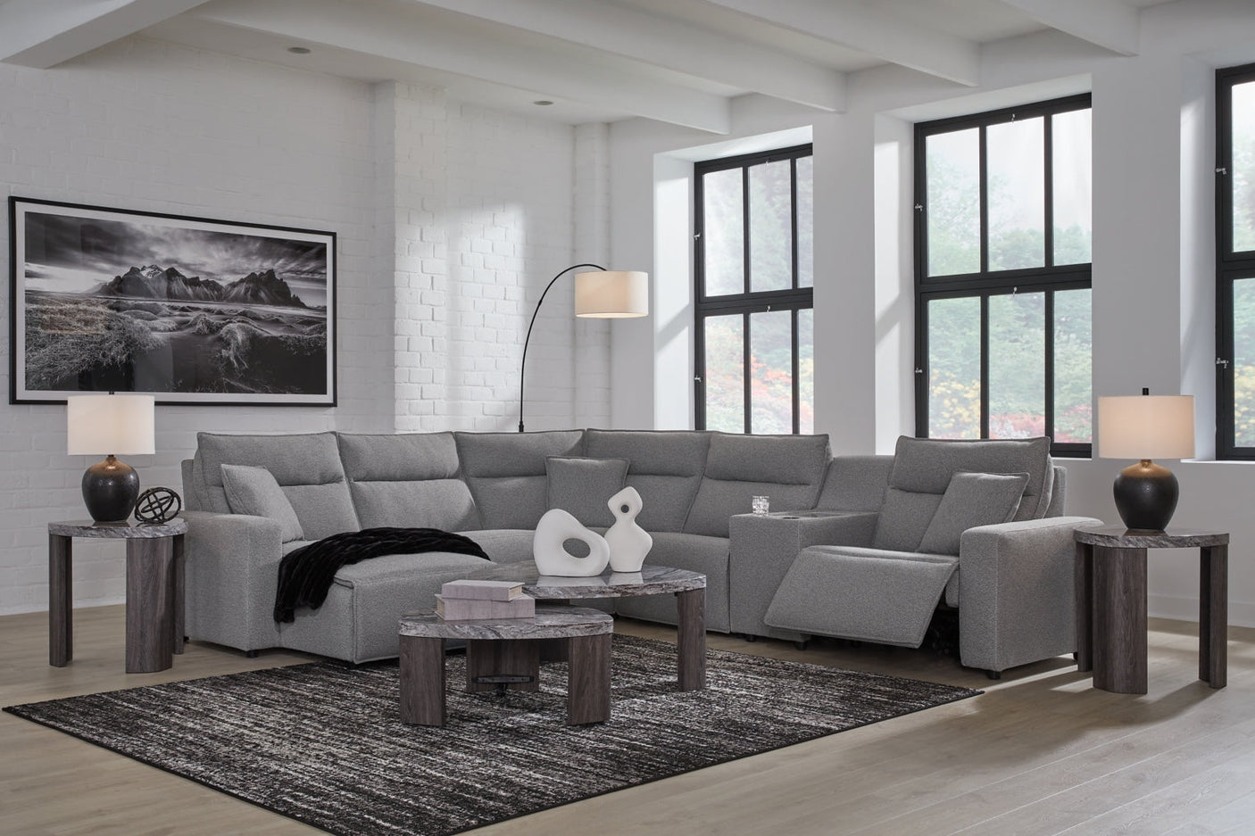 Modmax II 6-Piece Power Reclining Sectional with Chaise