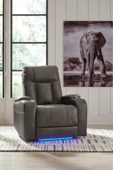 Feazada Power Recliner/Adjustable Headrest