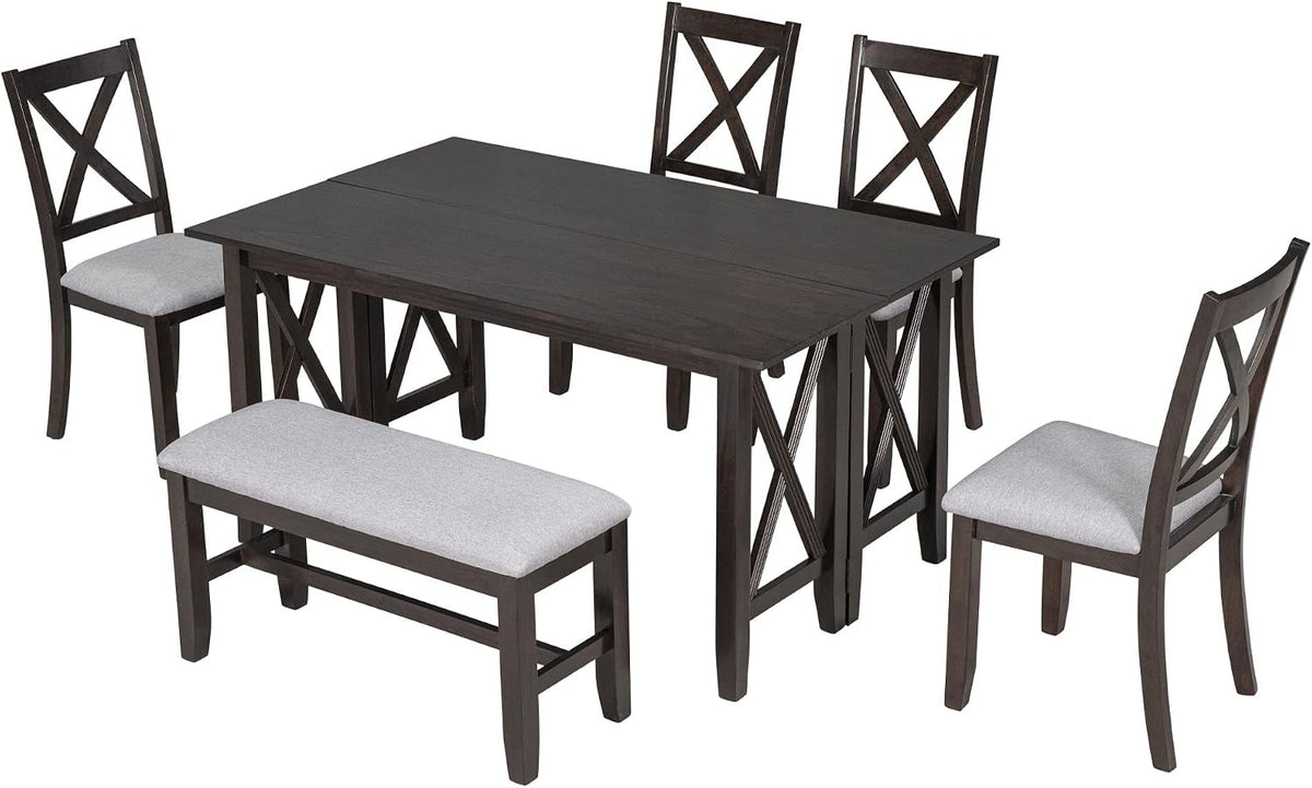 Emma Table w 4 Chairs & Bench