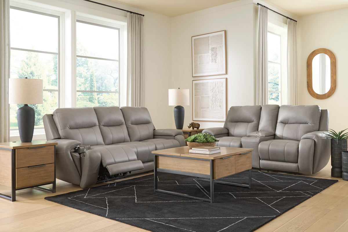 Trendsetter Leather Sofa & Loveseat