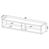Lewes Bridge with 2 Encased Storage Compartments Cappuccino