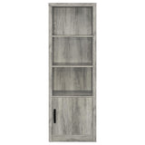 Burke 3-piece 59-inch TV Entertainment Center Grey Driftwood