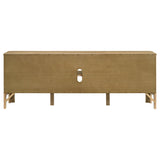 Rowe 65-inch 2-door Wood TV Stand Media Console Light Oak