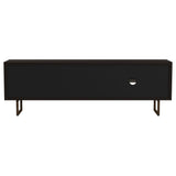 Marsden 2-door Mango Wood 70-inch TV Stand Charcoal Black