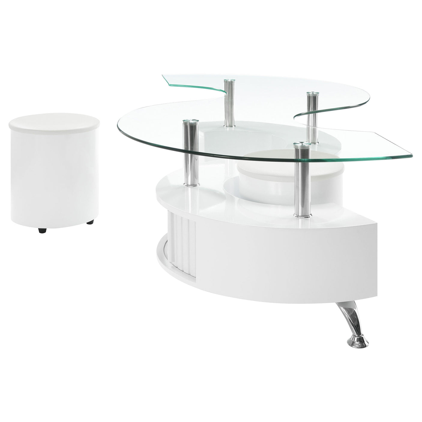 Buckley Coffee Table and Stools Set