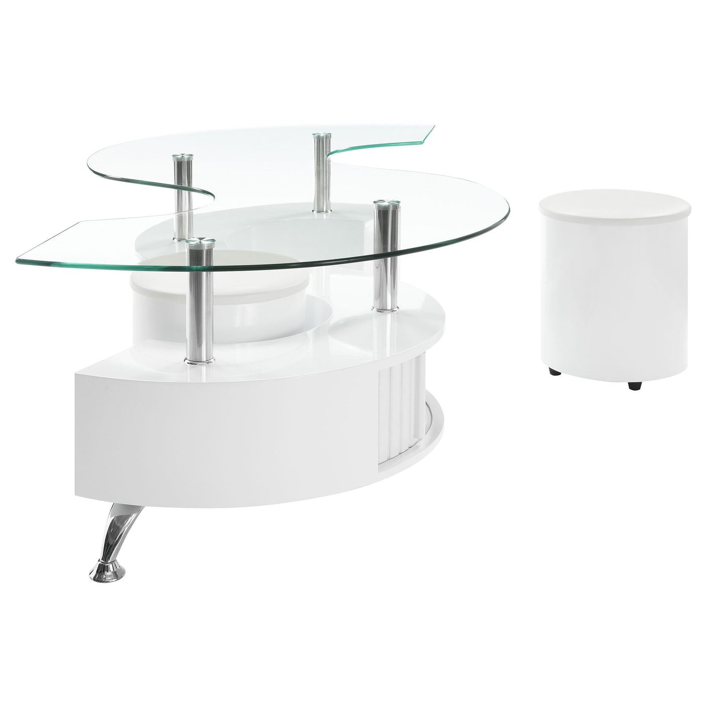 Buckley Coffee Table and Stools Set