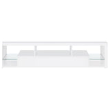 Jude 3-piece 71-inch TV Entertainment Center White High Gloss