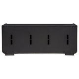 Leandro 72-inch 4-door TV Stand Media Console Burnished Black