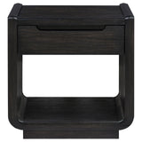Leandro 2-drawer Wood Cocktail Coffee Table Burnished Black