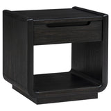Leandro 2-drawer Wood Cocktail Coffee Table Burnished Black