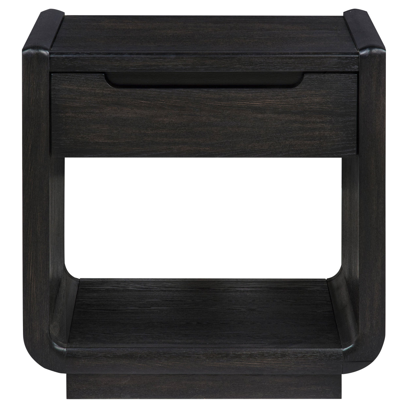 Leandro 2-drawer Wood Cocktail Coffee Table Burnished Black