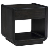 Leandro 2-drawer Wood Cocktail Coffee Table Burnished Black