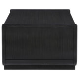 Leandro 2-drawer Wood Cocktail Coffee Table Burnished Black