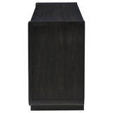 Leandro 2-drawer Entryway Sofa Console Table Burnished Black