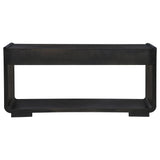 Leandro 2-drawer Entryway Sofa Console Table Burnished Black