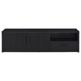 Murray 70-inch 2-door TV Stand Media Console Black