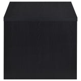 Knapp Engineered Wood Square Side End Table Black