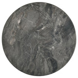 Bradley Round SmartTop Cocktail Coffee Table Grey and Natural
