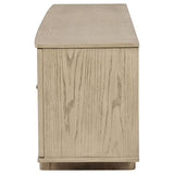 Kailani 79-inch 4-door Cane TV Stand Media Console Beige Oak