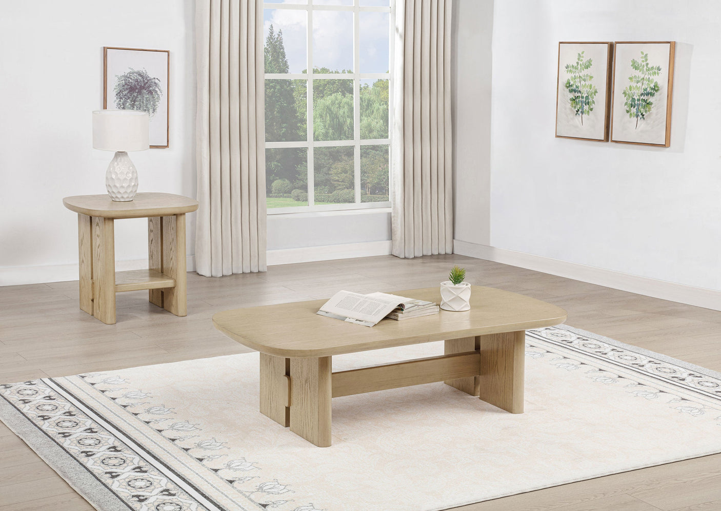 Kailani Coastal Coffee and End Table Set