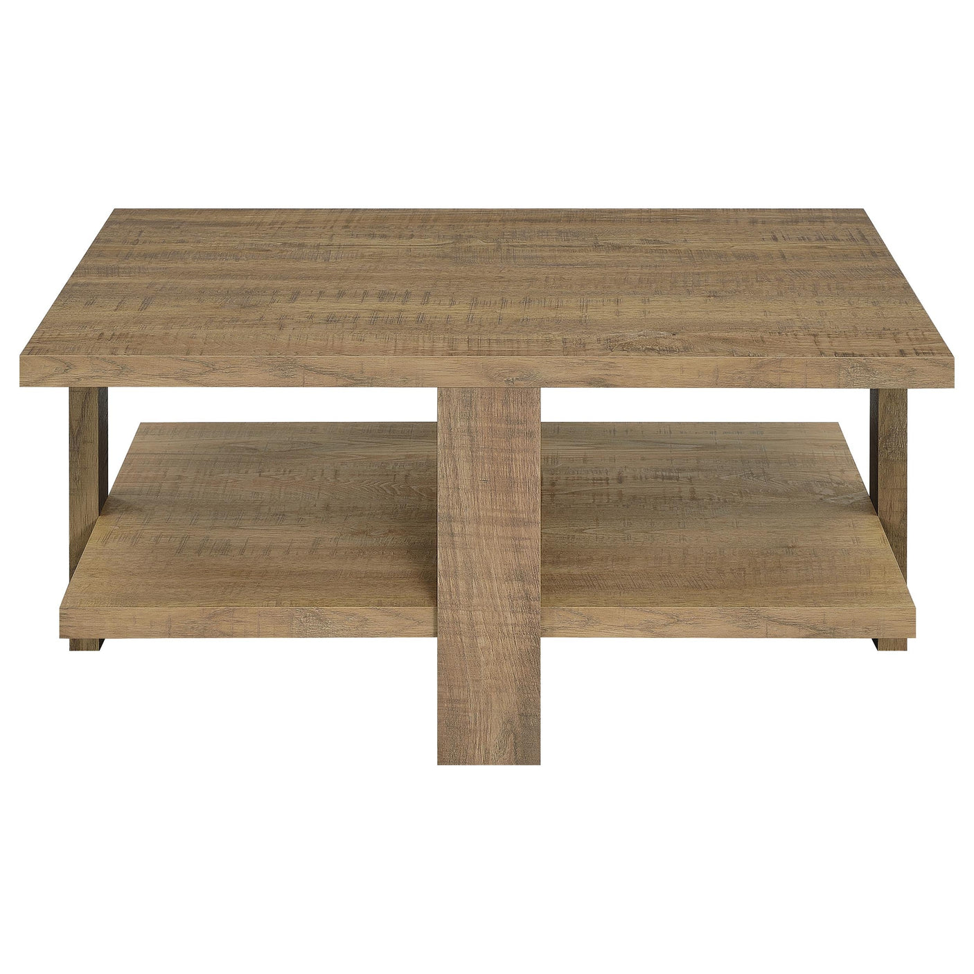 Dawn Round Coffee and End Table Set Mango Brown