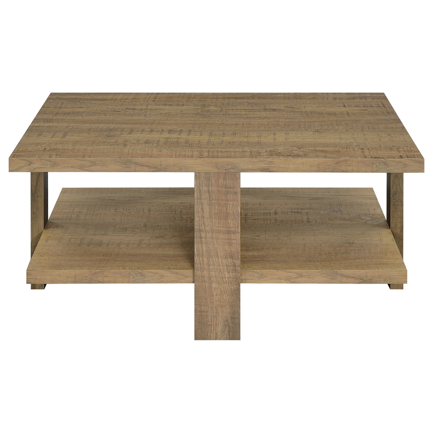 Dawn Square Engineered Wood Coffee Table Mango Brown