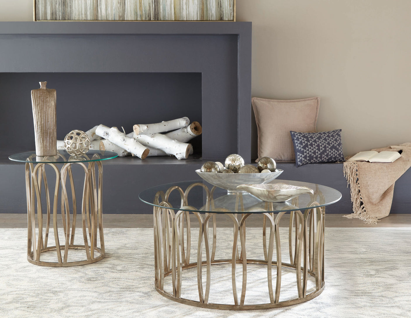 Monett Coffee and End Table Set