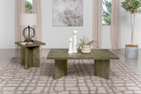 Andando Coffee and End Table Set Mango Brown