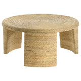 Artina Rattan Coffee and End Table Set Natural