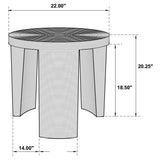 Artina Rattan Coffee and End Table Set Natural