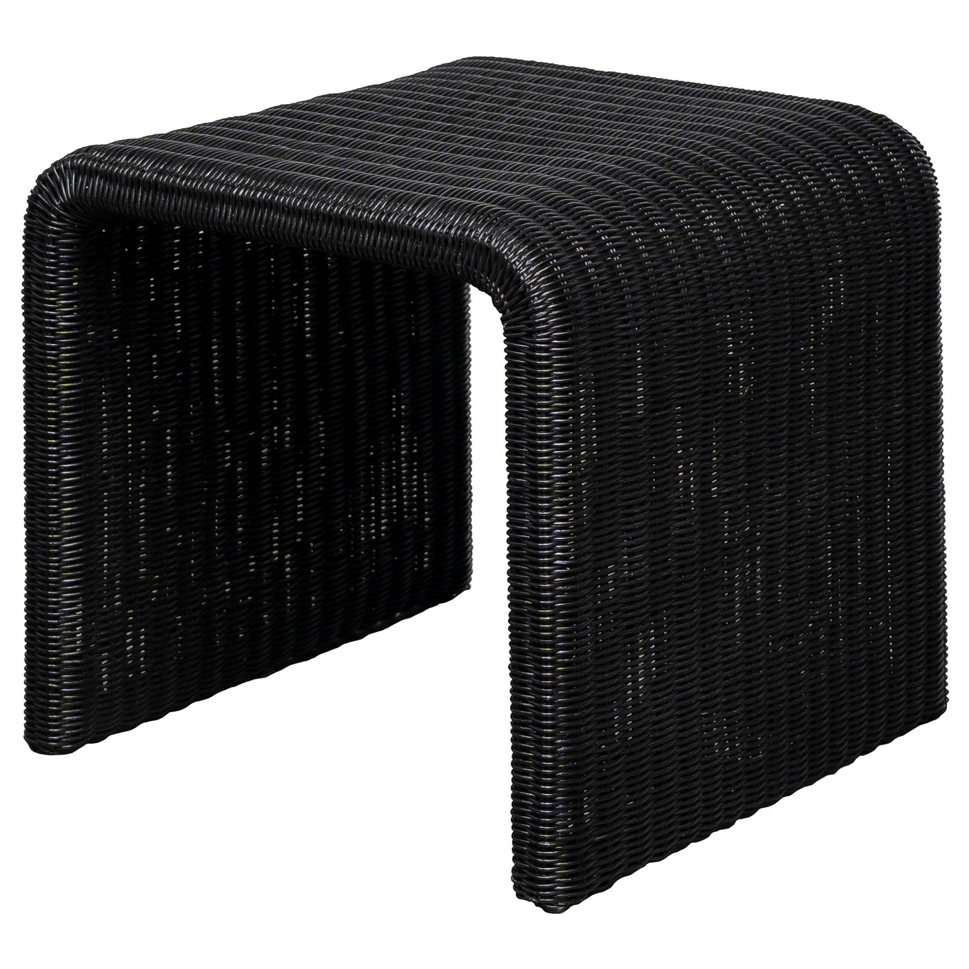 Cahya Woven Rattan Square End Table