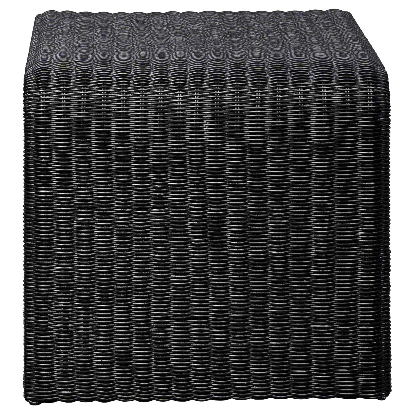 Cahya Woven Rattan Square End Table