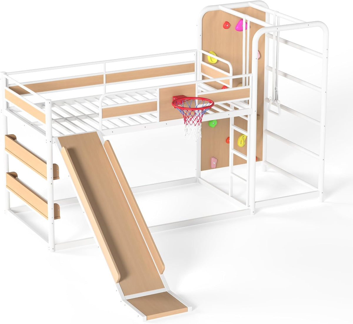 Sports Loft Bunk Bed - White