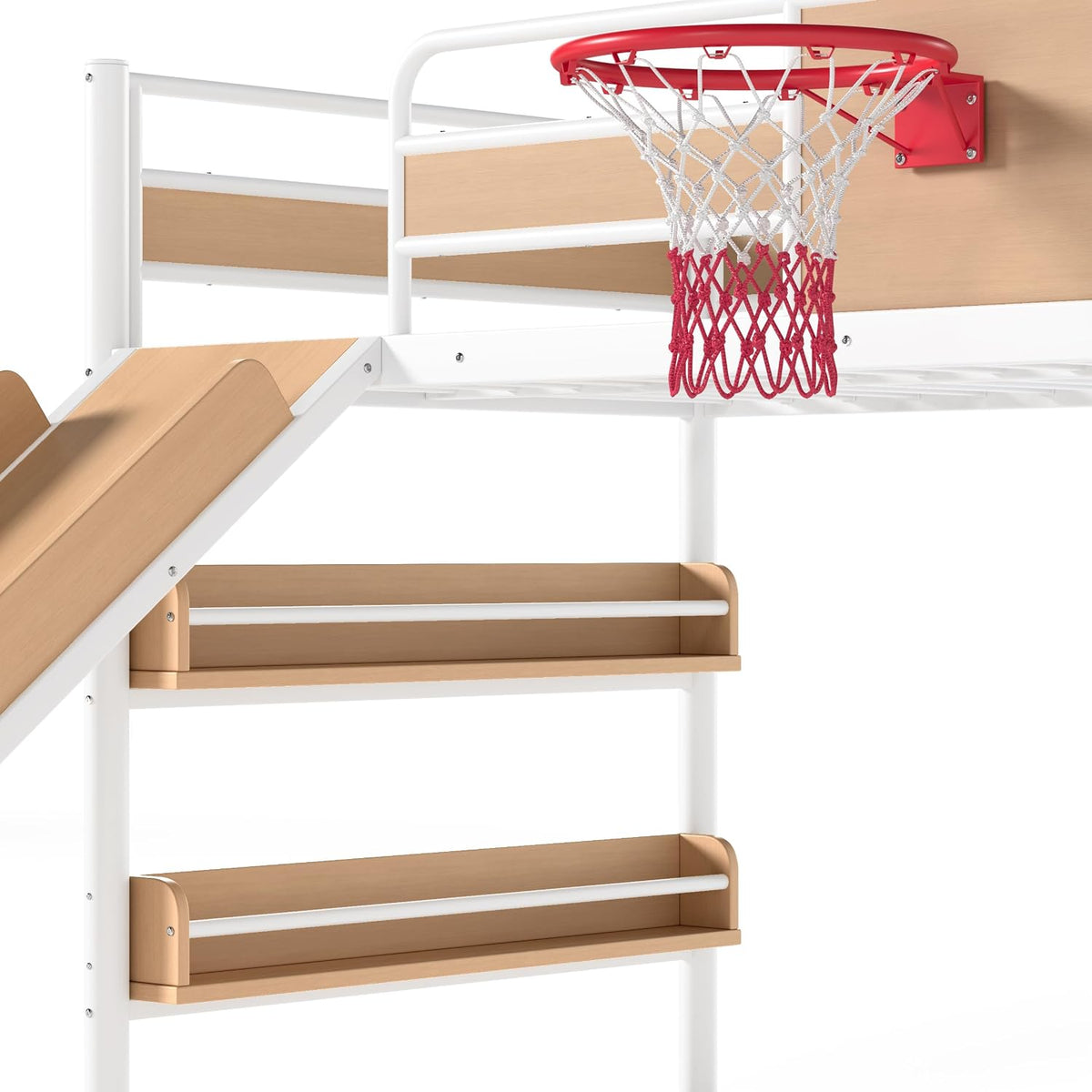 Sports Loft Bunk Bed - White