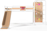 Sports Loft Bunk Bed - White