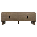 Trotter 71-inch 4-Door Wood TV Stand Media Console Brown