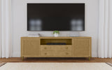 Arini Rattan Cane 2-door TV Stand Media Console