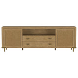 Arini Rattan Cane 2-door TV Stand Media Console