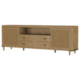 Arini Rattan Cane 2-door TV Stand Media Console